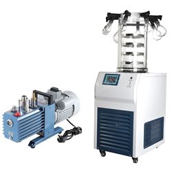 多歧管冷冻干燥机LGJ-18低温真空1.8L冻干机