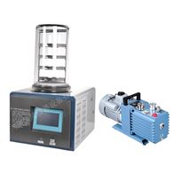 纳米材料真空冻干机冷阱预冻触屏冻干曲线