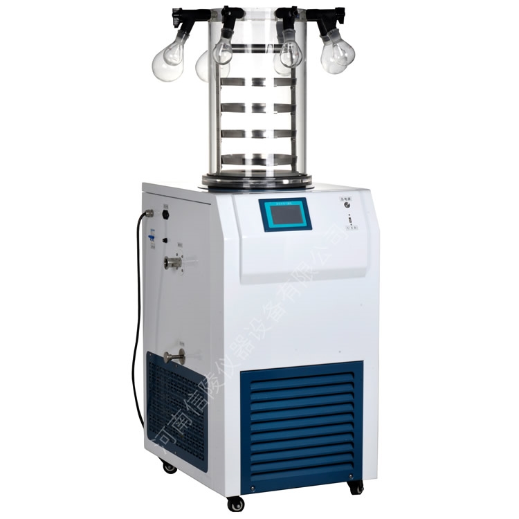 实验室小试蛋白溶液真空冻干机配一台真空泵