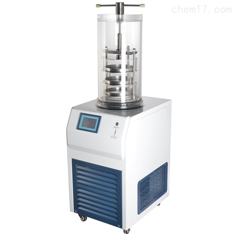 科研实验室高分子材料压盖真空冻干机LGJ-12